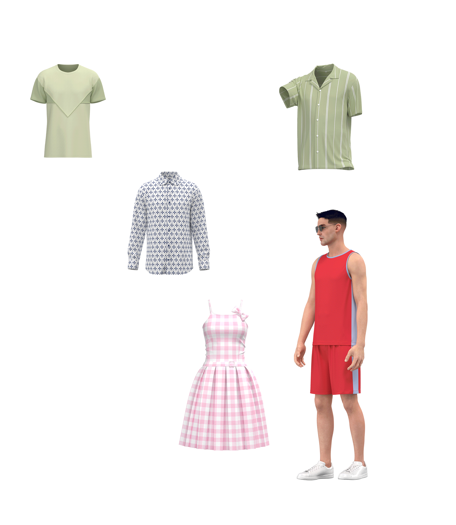 3D Clothing Animation